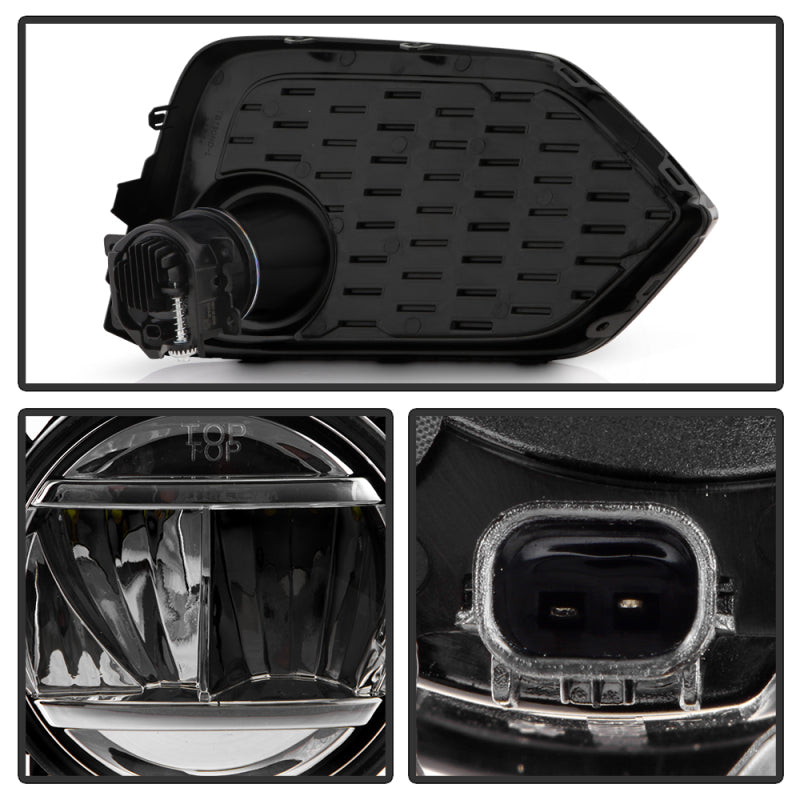 Spyder 16-17 Honda Civic Hatchback (Hatch Only) OEM LED Fog Light w/Switch - Clear (FL-HC2017-LED-C) Fog Lights SPYDER