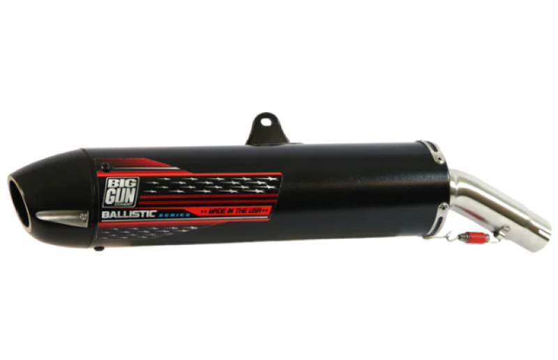 Big Gun 11-13 Yamaha RAPTOR 125 Ballistic Series Slip On Exhaust Powersports Exhausts Big Gun