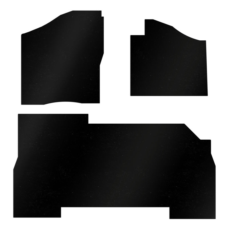 DEI 24-26 Polaris Xpedition ADV 4-Door Floor Mat Set - 3 Piece Floor Mats - Rubber DEI