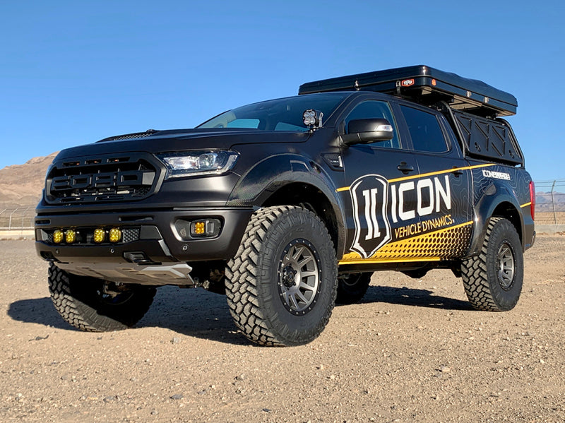ICON 2019+ Ford Ranger 0-3.5in Stage 3 Suspension System w/Billet Uca Coilovers ICON