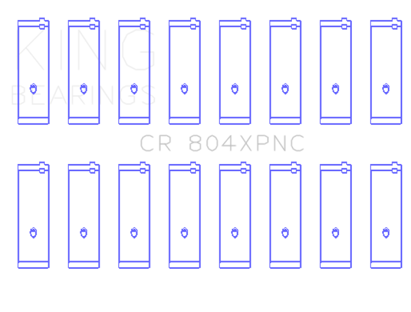 King Engine Bearings Ford 260CI/289CI/302 5.0 Windsor Connecting Rod Bearing Set Connecting Rods King Engine Bearings
