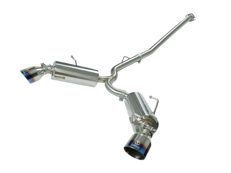 aFe Takeda Exhaust Axle-Back 13-15 Scion FRS / Subaru BRZ 304SS Blue Flame Dual Tips Exhaust Axle Back aFe