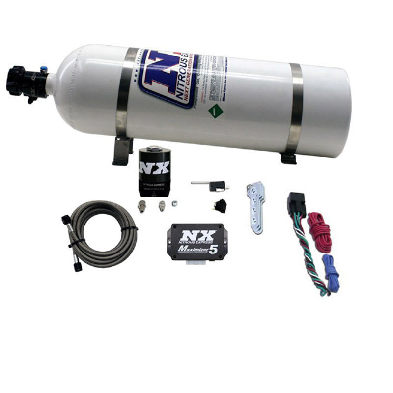 Nitrous Express Universal Diesel Nitrous Kit w/Progressive Controller/15lb Bottle Nitrous Systems Nitrous Express