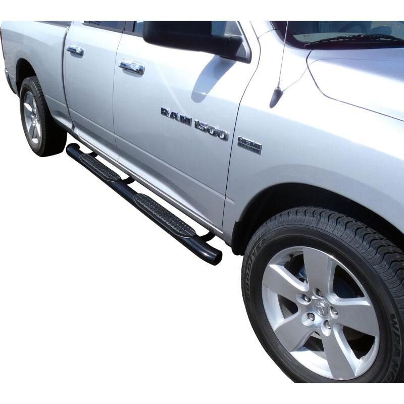 Westin 2009-2018 Dodge/Ram 15/25/3500 Crew Cab PRO TRAXX 4 Oval Nerf Step Bars - Black Nerf Bars Westin