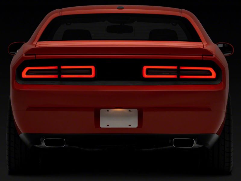 Raxiom 08-14 Dodge Challenger LED Tail Lights- BlkHousing Red Lens Tail Lights Raxiom