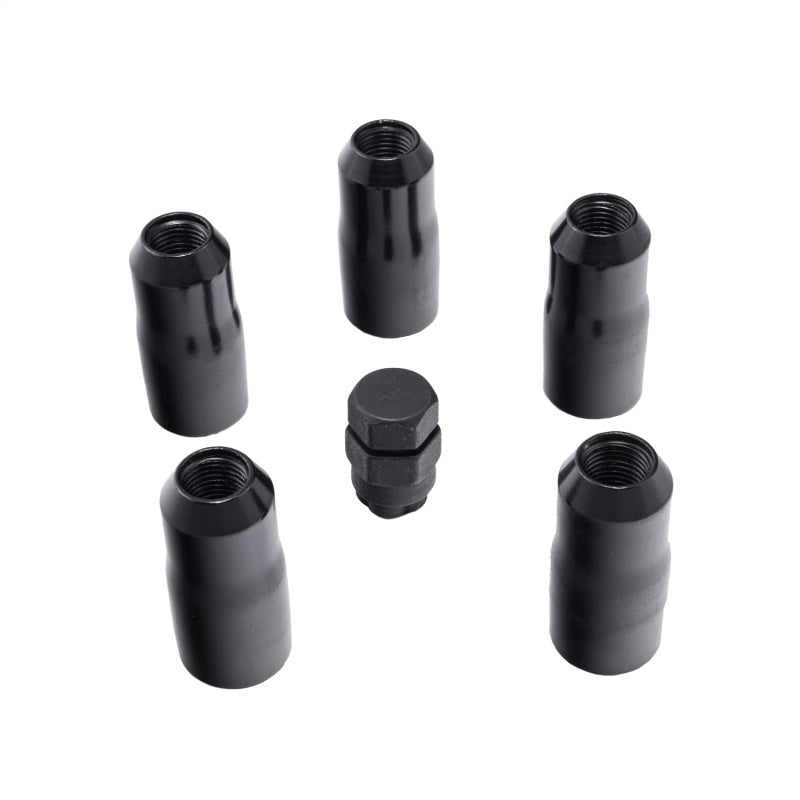 Rugged Ridge 18-20 Jeep Wrangler JL/JLU Black M14-1.5 Wheel Lock Nut Set w/Key Lug Nuts Rugged Ridge