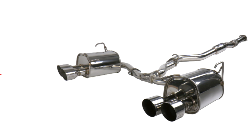 Invidia 15+ Subaru STI 4Dr Q300 Single Layer Stainless Steel Quad Tip Cat-Back Exhaust Catback Invidia