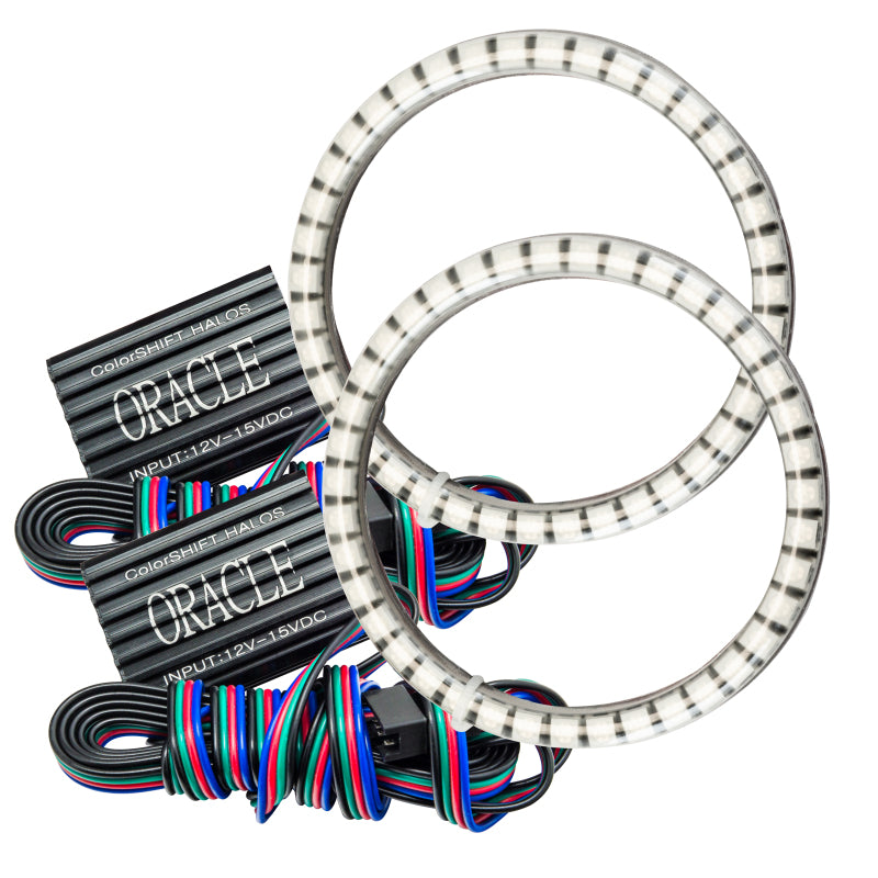Oracle 15-21 Dodge Challenger Waterproof LED Fog Light Halo Kit - ColorSHIFT Fog Lights ORACLE Lighting