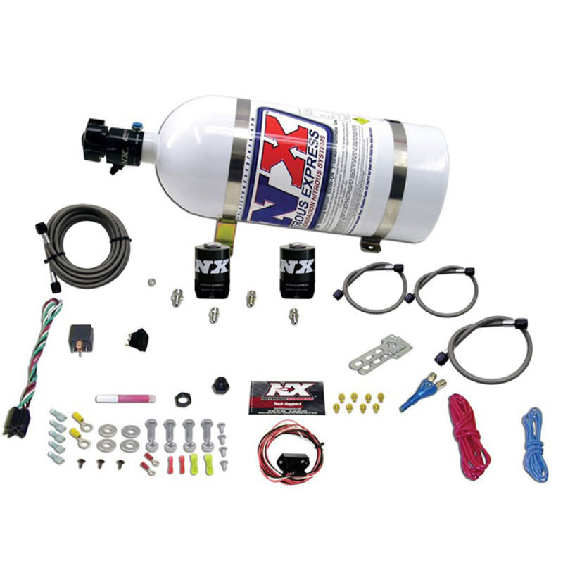 Nitrous Express Universal Fly By Wire Single Nozzle Nitrous Kit w/10lb Bottle (Incl TPS Switch) Nitrous Systems Nitrous Express