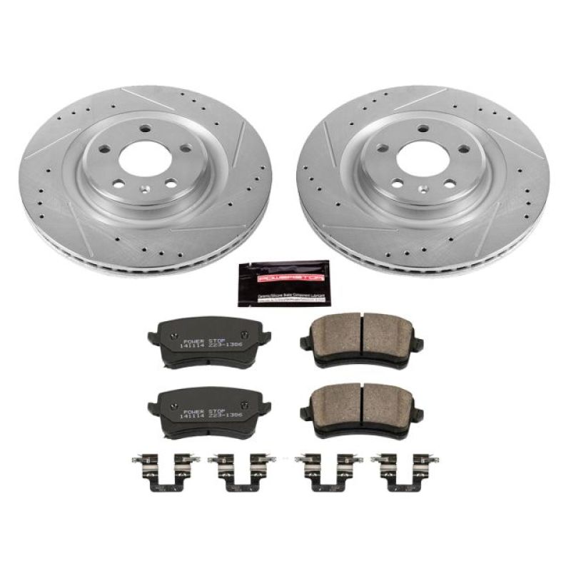 Power Stop 13-17 Audi Q5 Rear Z23 Evolution Sport Brake Kit Brake Kits - Performance D&S PowerStop