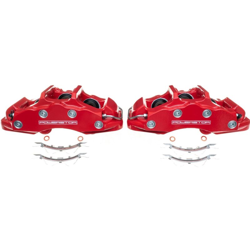 Power Stop 06-13 Chevrolet Corvette Front Red Calipers - Pair Brake Calipers - Perf PowerStop