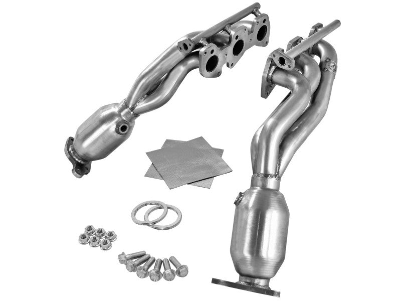 aFe Twisted Steel Header 409 SS w/Cat 12-15 Toyota Tacoma V6-4.0L Headers & Manifolds aFe