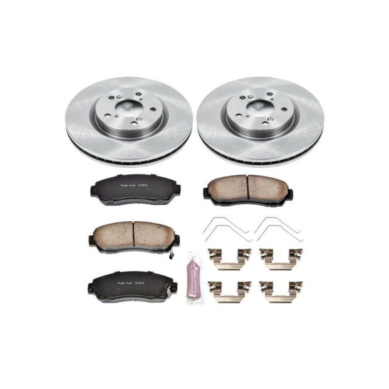 Power Stop 11-14 Honda Odyssey Front Autospecialty Brake Kit Brake Kits - OE PowerStop