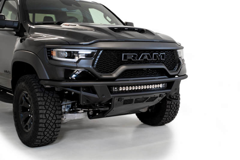 Addictive Desert Designs 2021 Dodge RAM 1500 TRX PRO Bolt-On Front Bumper w/ Sensors Bumpers - Steel Addictive Desert Designs