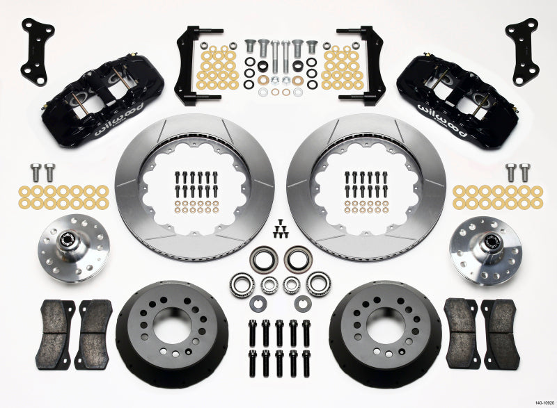Wilwood AERO6 Front Hub Kit 14.00 67-69 Camaro 64-72 Nova Chevelle Big Brake Kits Wilwood