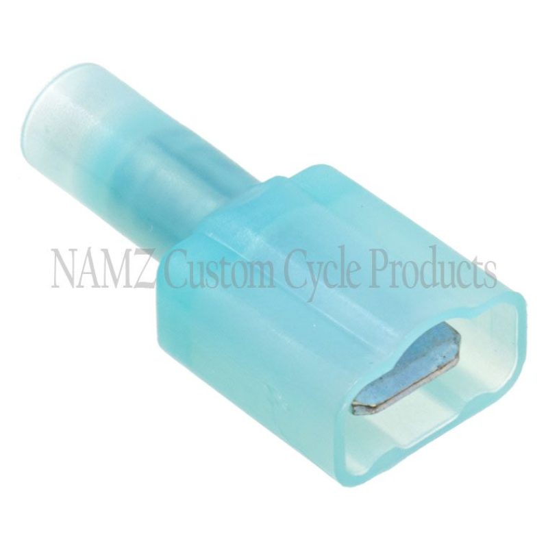 NAMZ Fully Insulated .25in. Male Quick Disconnect Terminals 16-14g (25 Pack) Wiring Connectors NAMZ