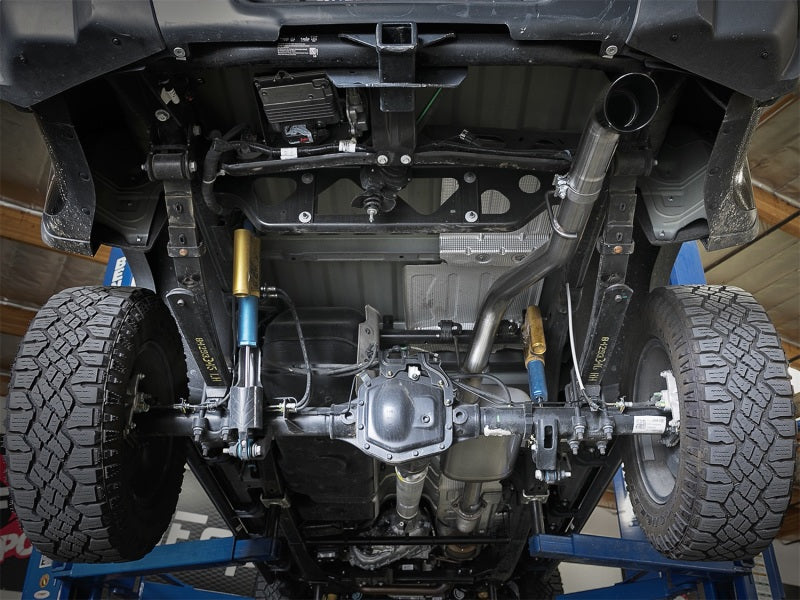 aFe MACH Force-Xp Hi-Tuck 3in. 409 SS C/B Exhaust 15-18 GM Colorado/Canyon L4-2.5L/V6-3.6L - Blk Tip Catback aFe