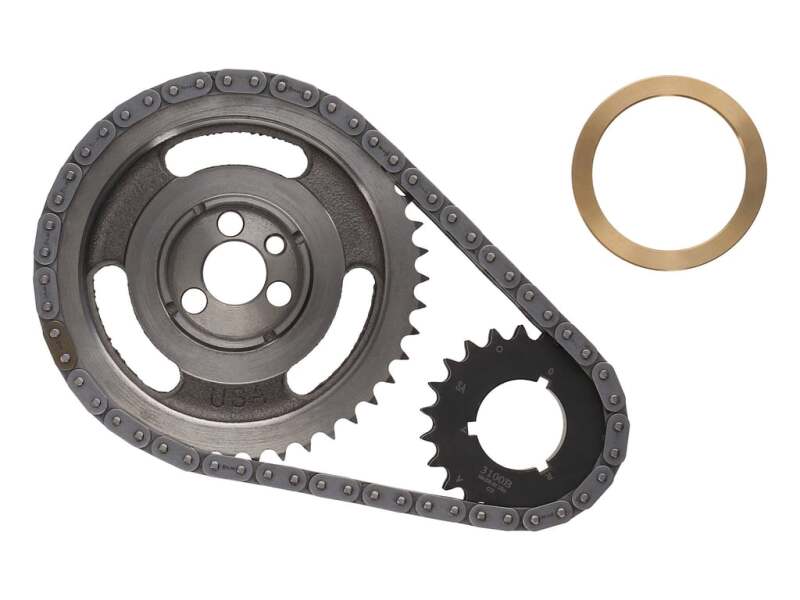 Manley Race Roller Timing Chain Kit - Small Block Chevrolet - Shim Timing Chains Manley Performance