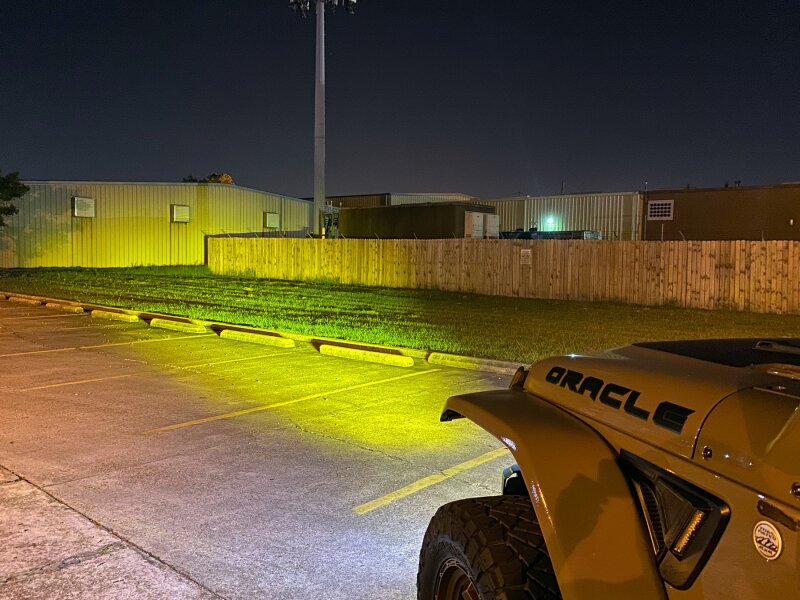 ORACLE Lighting 2019+ Jeep Wrangler JL Skid Plate w/ Integrated LED Emitters - Yellow Skid Plates ORACLE Lighting