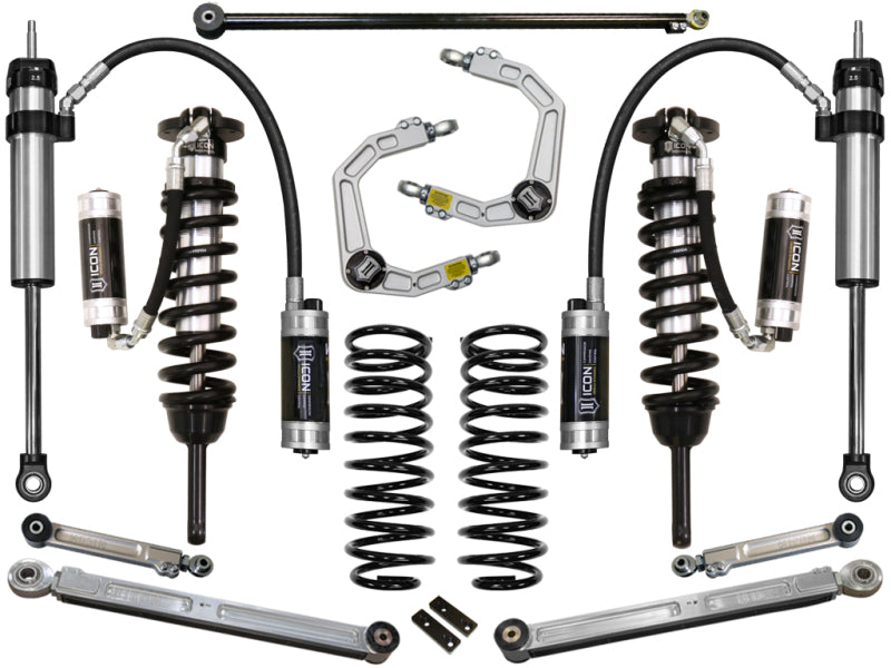 ICON 2010+ Toyota FJ/4Runner 0-3.5in Stage 7 Suspension System w/Billet Uca Coilovers ICON