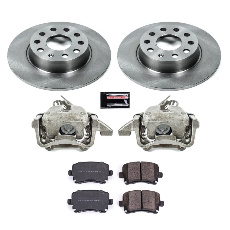 Power Stop 2013 Audi A3 Quattro Rear Autospecialty Brake Kit w/Calipers Brake Kits - OE PowerStop