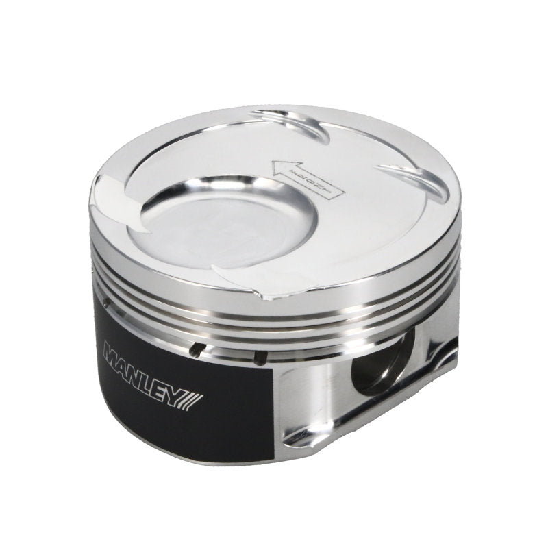 Manley Ford 3.5L Ecoboost 3.642in Bore 1.239in Comp Height -8.5cc Dish Extreme Duty Piston Set Piston Sets - Forged - 6cyl Manley Performance