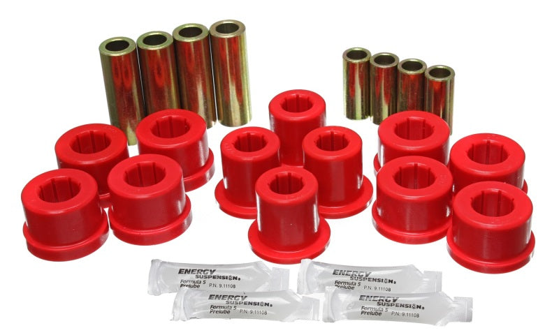 Energy Suspension 87-92 Toyota Supra Red Front Control Arm Bushing Set Bushing Kits Energy Suspension