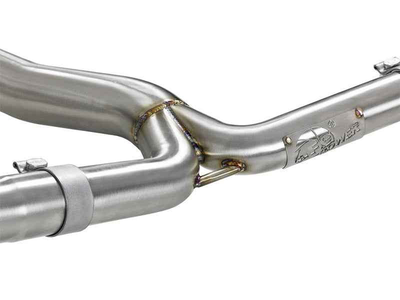 aFe Takeda 3in SS Exhaust Cat-Back 15-16 Subaru WRX/STI 2.0L/2.5L Polished Tips Catback aFe