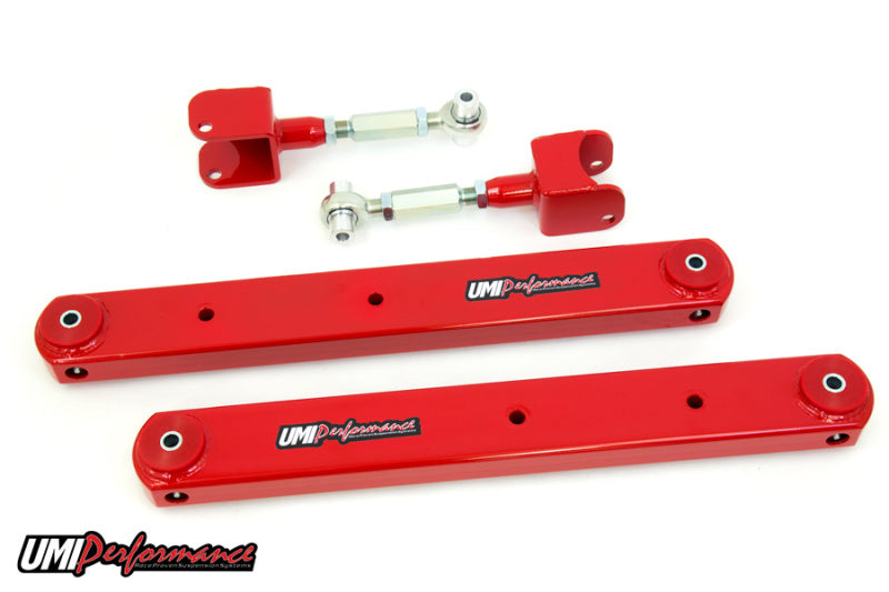 UMI Performance 78-88 GM G-Body Rear Control Arm Kit Fully Boxed Lowers Adjustable Uppers Control Arms UMI Performance