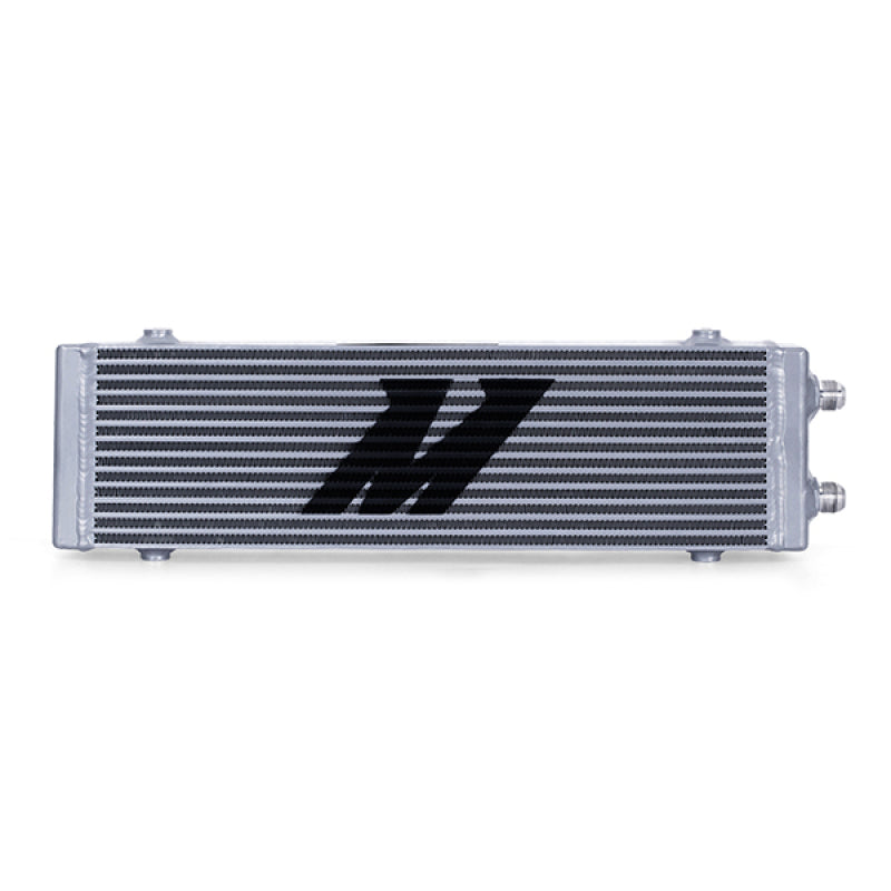 Mishimoto Universal Large Bar and Plate Dual Pass Silver Oil Cooler Oil Coolers Mishimoto