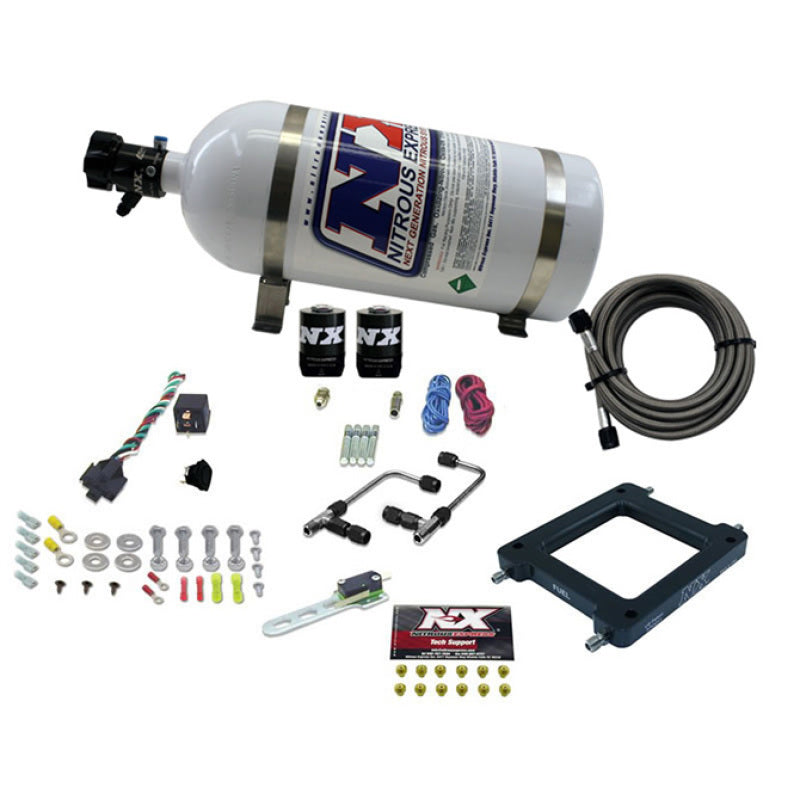 Nitrous Express Dominator Gemini Stage 6 Nitrous Kit (50-300HP) w/10lb Bottle Nitrous Systems Nitrous Express
