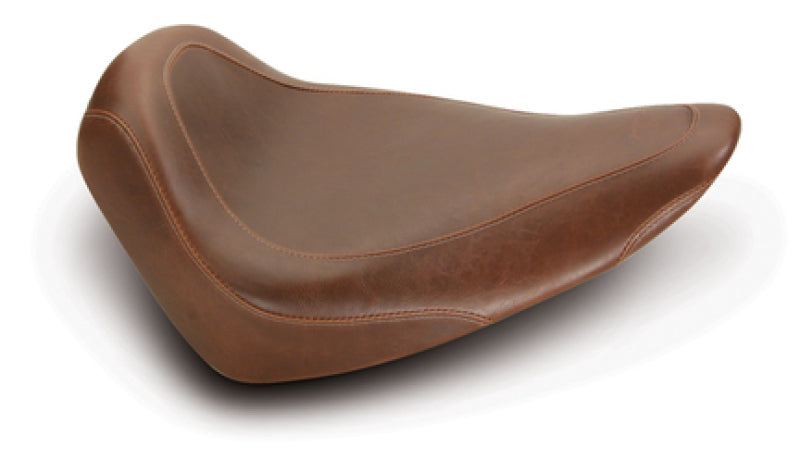 Mustang 84-06 Harley Standard Rear Tire Wide Tripper Solo Seat - Distressed Brown Solo Motorcycle Seats Mustang Motorcycle