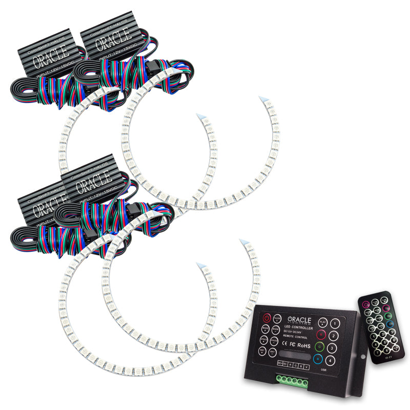 Oracle Honda Accord Coupe/Sedan 03-07 Halo Kit - ColorSHIFT w/ 2.0 Controller Headlights ORACLE Lighting