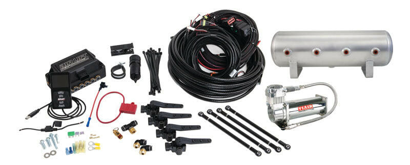 Air Lift Performance 3H (1/4 Air Line 2.5 Gal Raw Aluminum Tank VIAIR 444C Comp) Suspension Controllers Air Lift