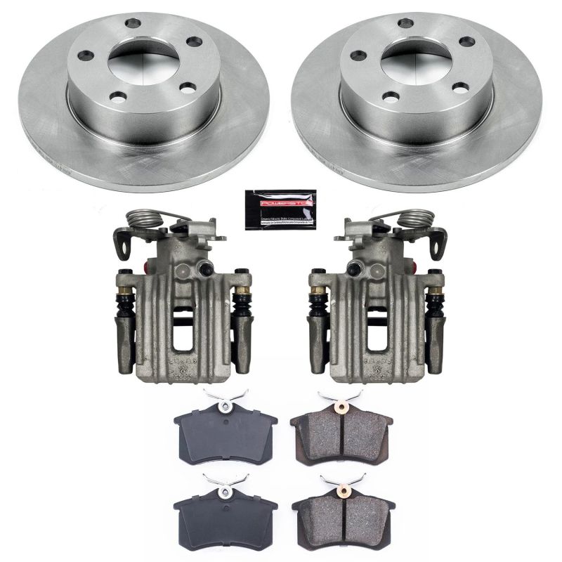 Power Stop 99-05 Volkswagen Passat Rear Autospecialty Brake Kit w/Calipers Brake Kits - OE PowerStop