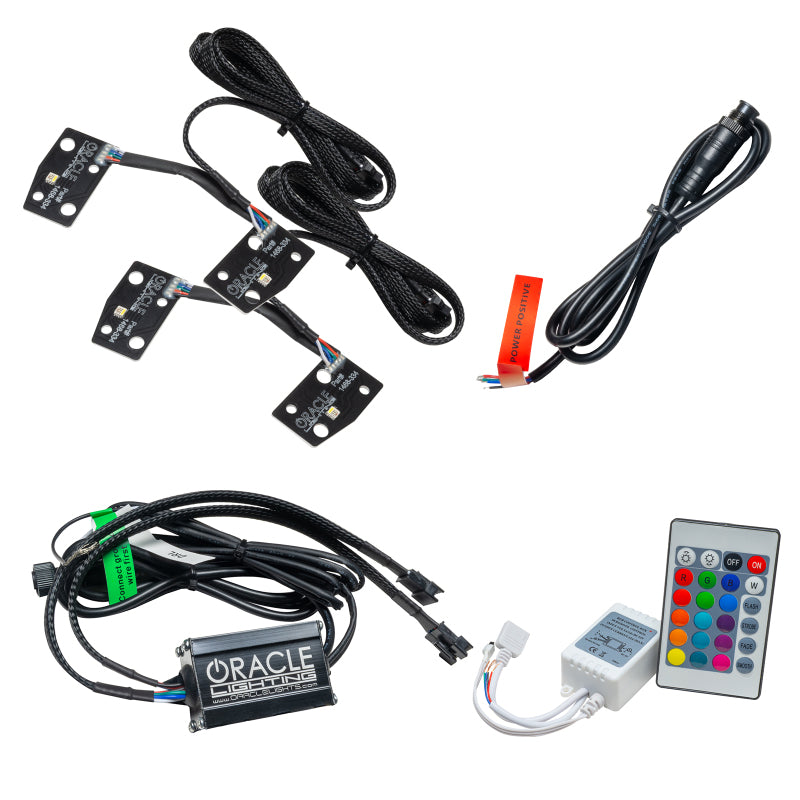 Oracle 2021 Ford Bronco DRL Upgrade w/ Halo Kit - ColorSHIFT w/ Simple Controller Headlights ORACLE Lighting