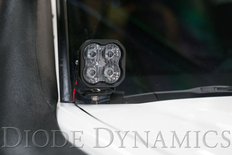 Diode Dynamics 16-21 Toyota Tacoma Pro SS3 LED Ditch Light Kit - Yellow Combo Light Accessories and Wiring Diode Dynamics