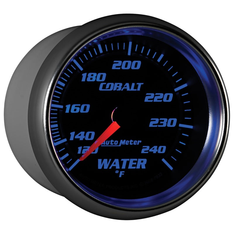 Autometer Cobalt 66mm 120-240 Degree F Mechanical Water Temperature Gauge Gauges AutoMeter