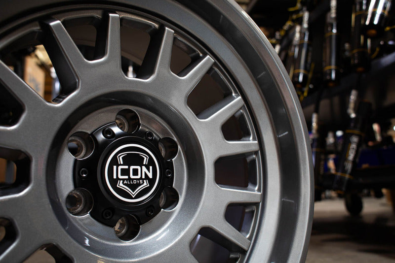 ICON Anza 17x8.5 / 6x5.5 / 25mm Offset / 5.75in BS - Gun Metal Wheel Wheels - Cast ICON