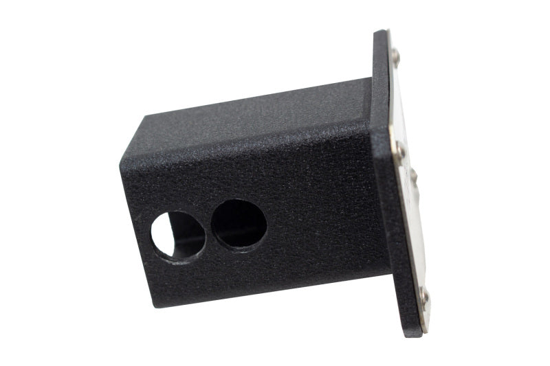 Fishbone Offroad Hitch Cover - 2In Hitch - Black Powdercoated Steel Hitch Covers Fishbone Offroad