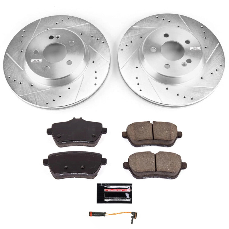 Power Stop 18-20 Mercedes-Benz S450 Rear Z23 Evolution Brake Kit Brake Kits - Performance D&S PowerStop