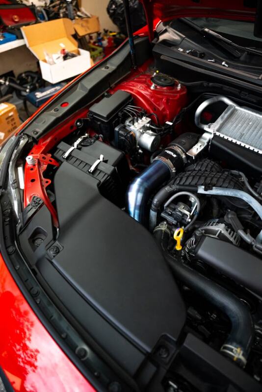 Torque Solution 2022+ Subaru WRX / 19-23 Subaru Ascent Titanium Top Mount Charge Pipe - Burnt Blue Air Intake Components Torque Solution