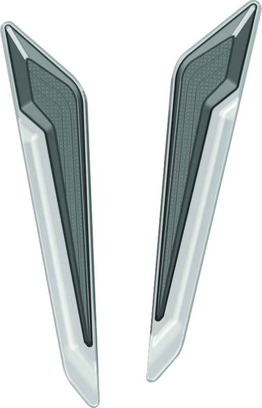 Kuryakyn Omni L.E.D. Fork Inserts 18-20 GL1800 Chrome Brackets Kuryakyn