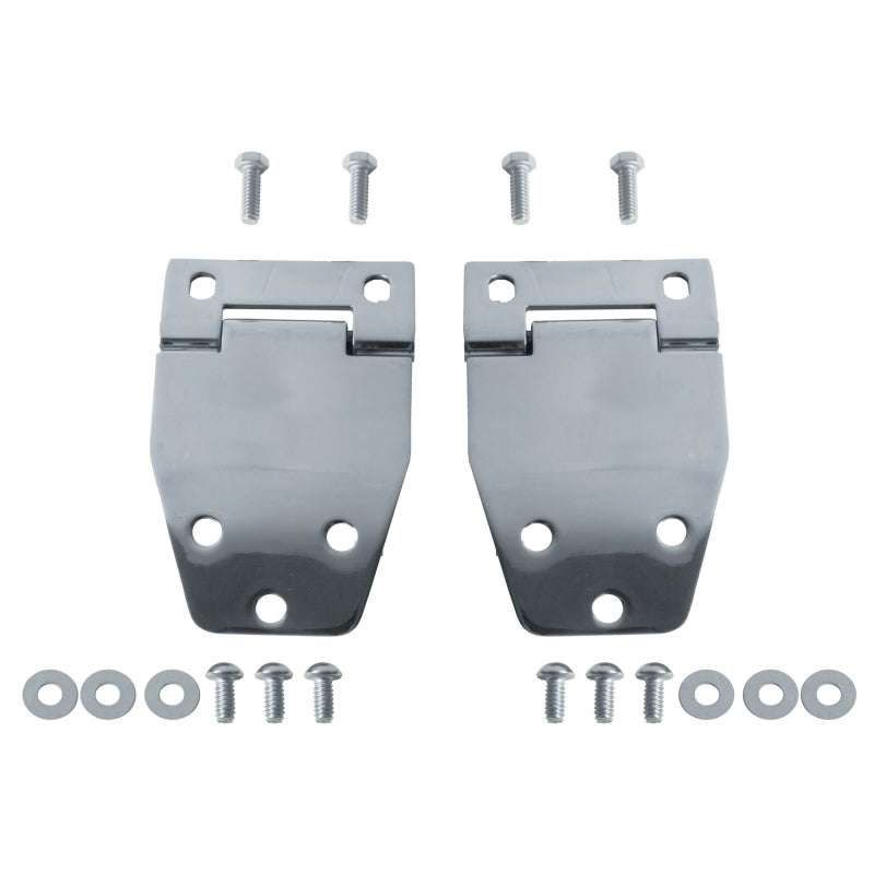 Rugged Ridge 76-86 Jeep CJ Stainless Steel Hardtop Liftgate Hinge Kit Hardware Kits - Other Rugged Ridge