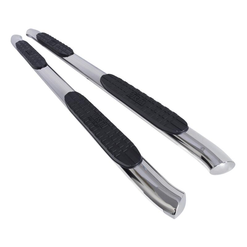 Westin 2005-2018 Toyota Tacoma Double Cab PRO TRAXX 4 Oval Nerf Step Bars - SS Nerf Bars Westin