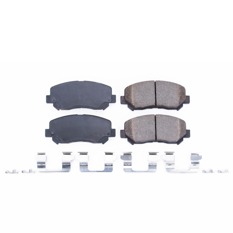 Power Stop 15-17 Chrysler 200 Front Z17 Evolution Ceramic Brake Pads w/Hardware Brake Pads - OE PowerStop