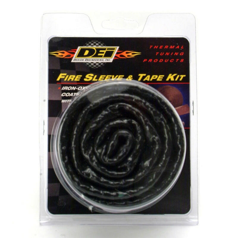DEI Fire Sleeve and Tape Kit 1in I.D. x 3ft Thermal Sleeves DEI