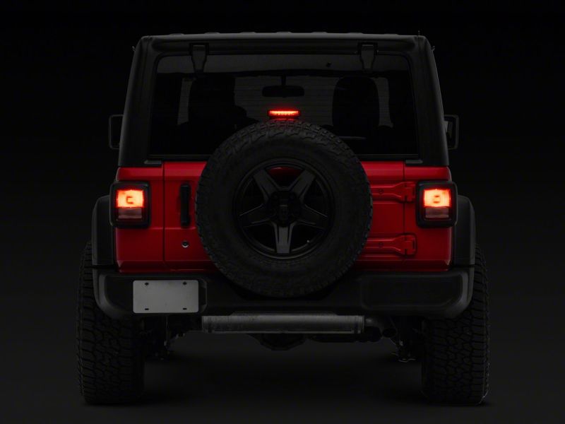 Raxiom 18-23 Jeep Wrangler JL Axial Series LED Third Brake Light- Smoked Brake Lights Raxiom
