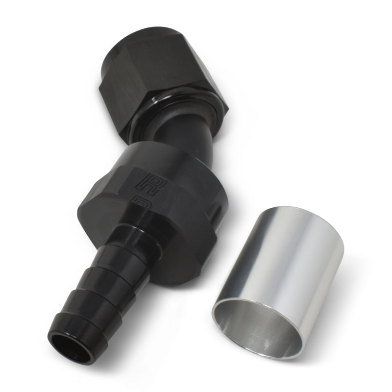 Russell Performance -6 AN Proclassic Crimp 45 Degree End (O.D. 0.600) Fittings Russell