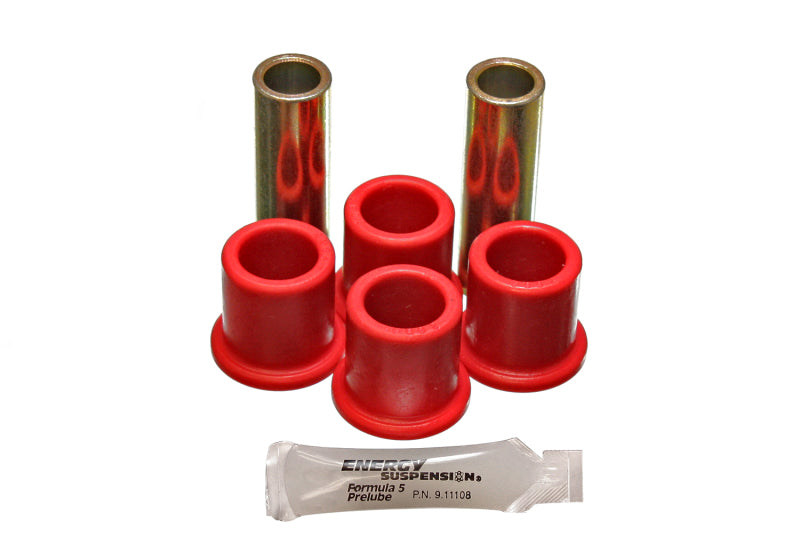 Energy Suspension 82-96 Ford F100/F150 2WD Red Rear Frame Shackle Bushing Set Bushing Kits Energy Suspension
